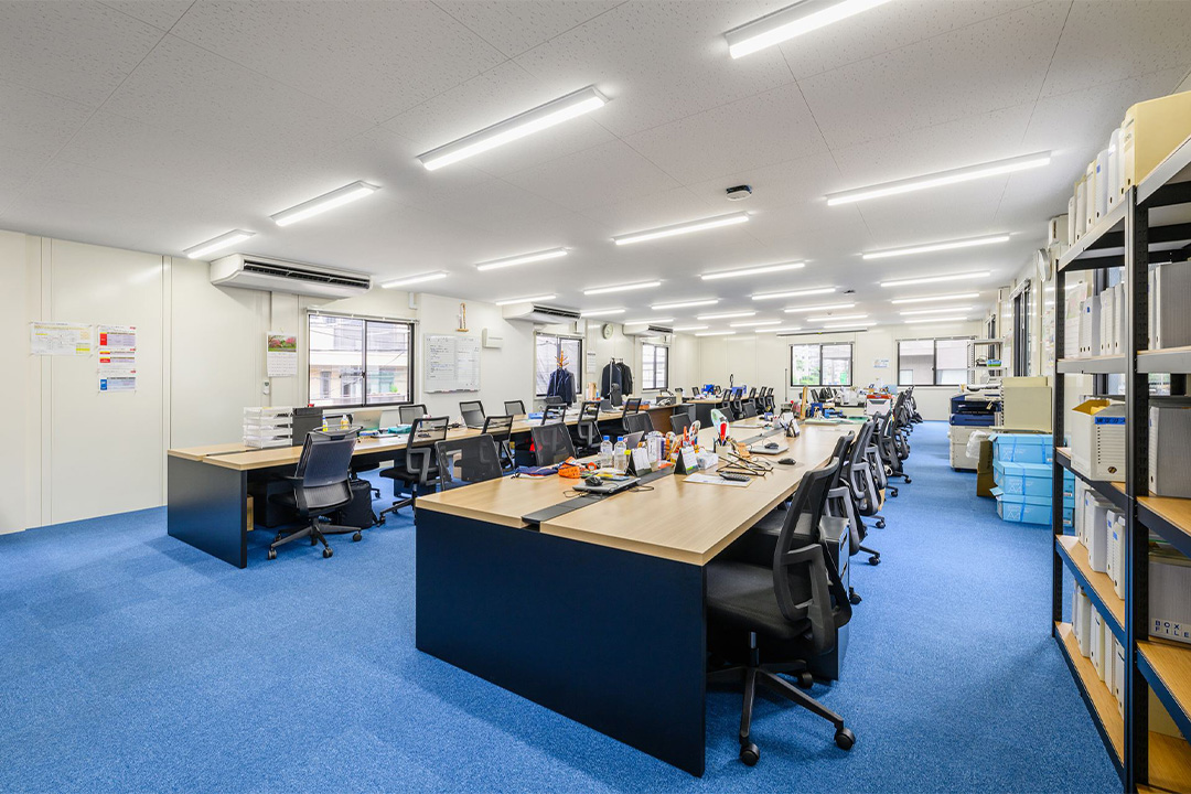 東京都練馬区100㎡以上（30坪以上）の事務所(会社事務所)のユニットハウス・プレハブ・コンテナハウス、内覧1階　執務室