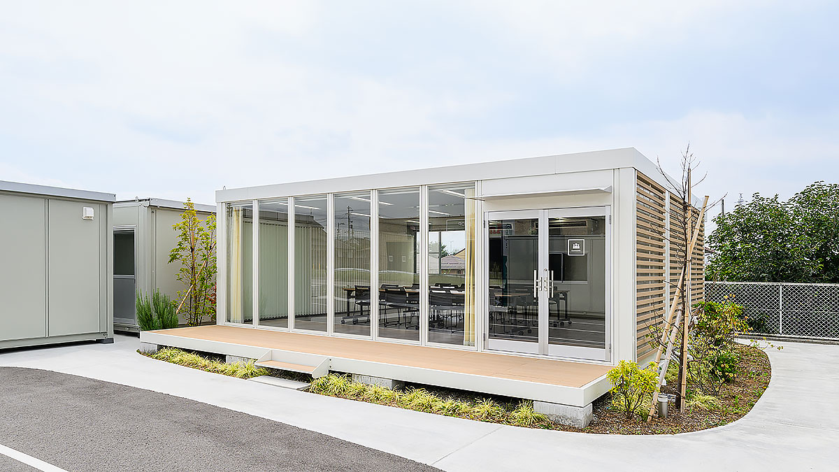 ユニットハウス・プレハブ・コンテナハウス | 佐久北インター店/展示場、MS SHOP 外観