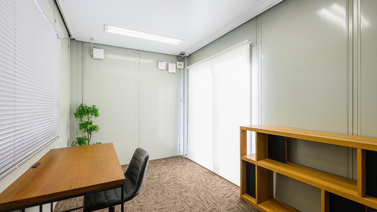 ユニットハウス・プレハブ・コンテナハウス | 沖縄出張所/総合展示場、MS WORK 内覧