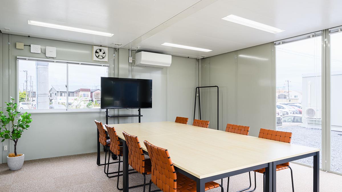 ユニットハウス・プレハブ・コンテナハウス | 市原店/展示場、MS WORK 内覧（リユースユニット CT-54J 2連棟）