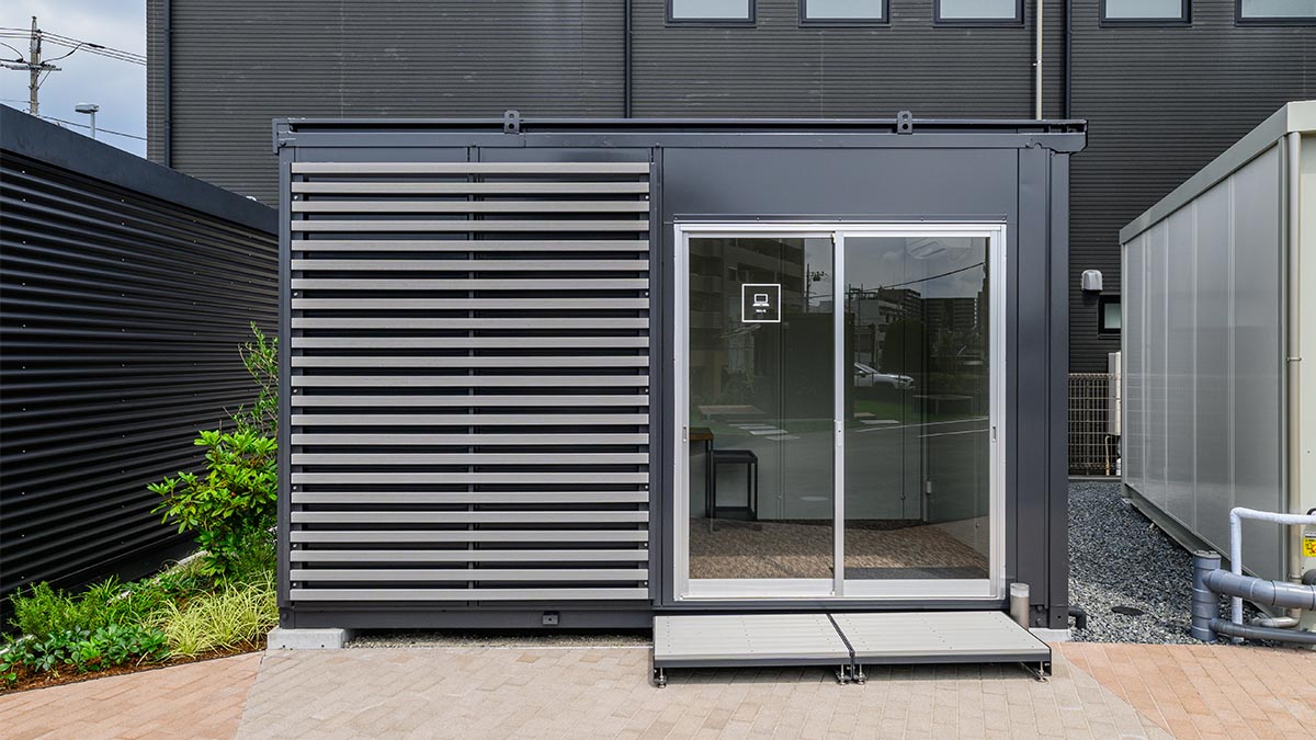 ユニットハウス・プレハブ・コンテナハウス | 中央林間つきみ野店/展示場、MS WORK 外観