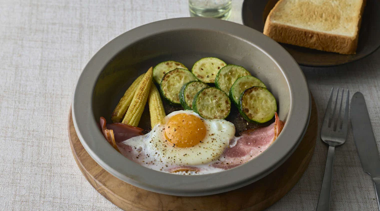 夏野菜プレート（ズッキーニとヤングコーン）
