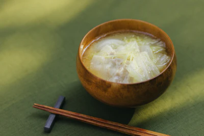 蒸し焼き白菜豚汁