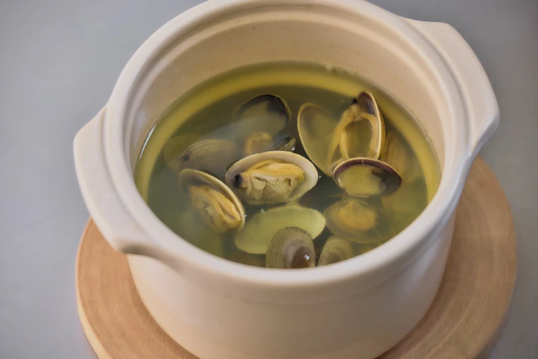 あさりと玉ねぎのスープストック