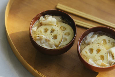 焼きれんこん豚汁