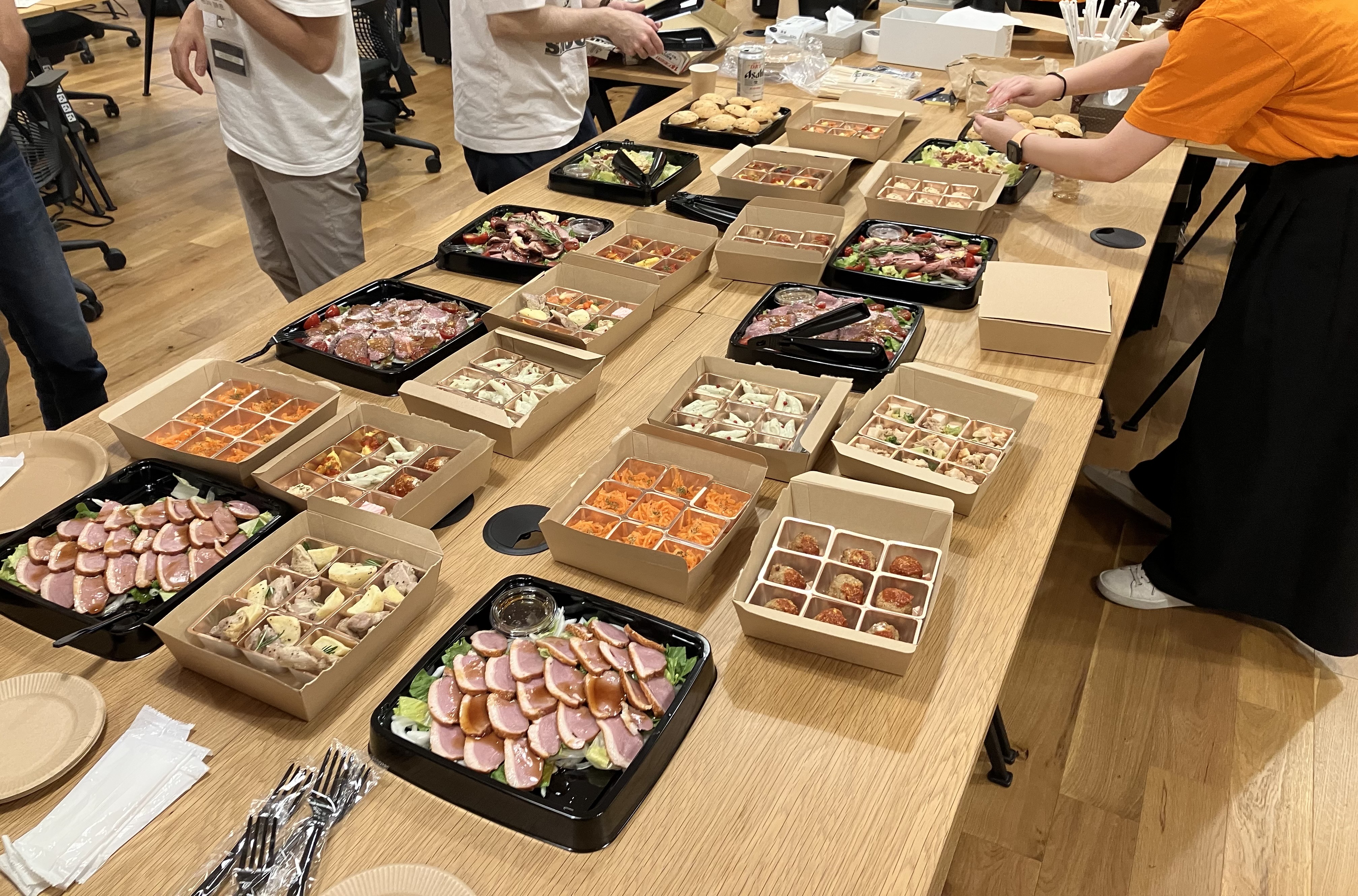 ４日目の懇親会画像