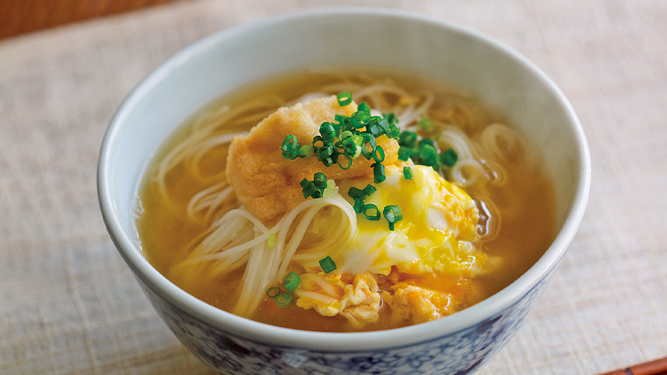 めんつゆにたよらない、だしが主役の素麺レシピ。 | 久原本家 折々の会