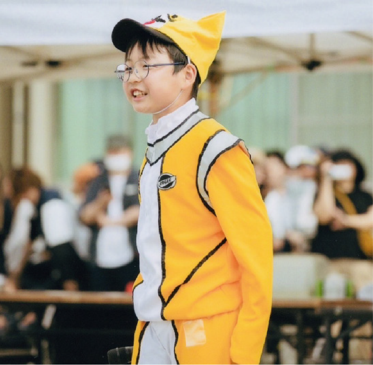 運動会で実行委員になった二橋 優太さん。