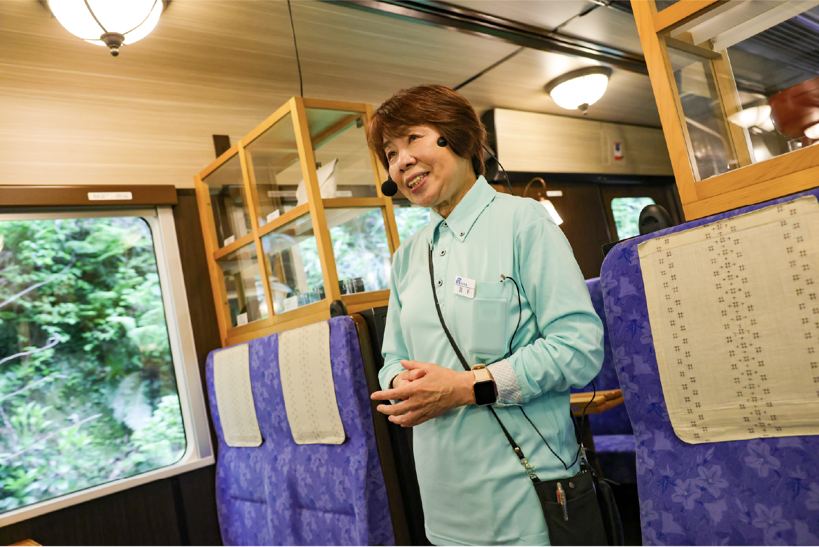 語り部主任の宮下さん。自らの体験とその日その日の能登を毎日違う語りで伝えてくれる