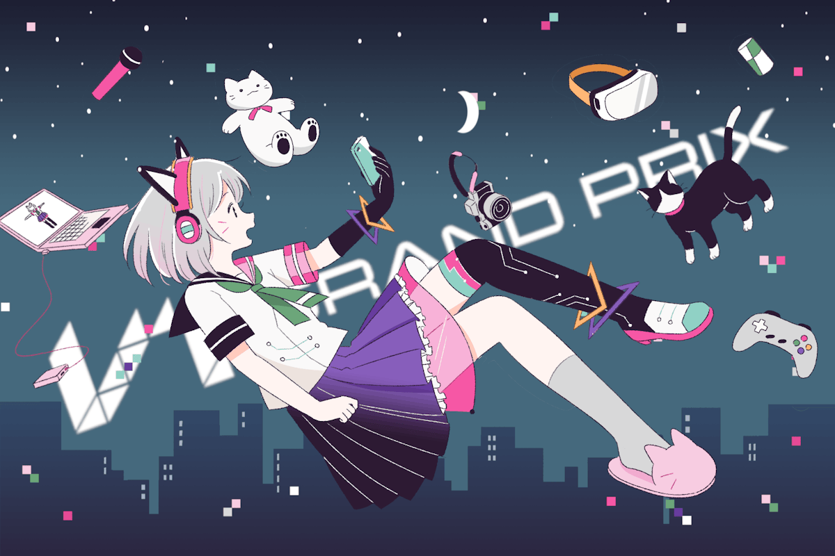 合同会社リンクネクスト「V-1グランプリ」イメージイラスト / 2019