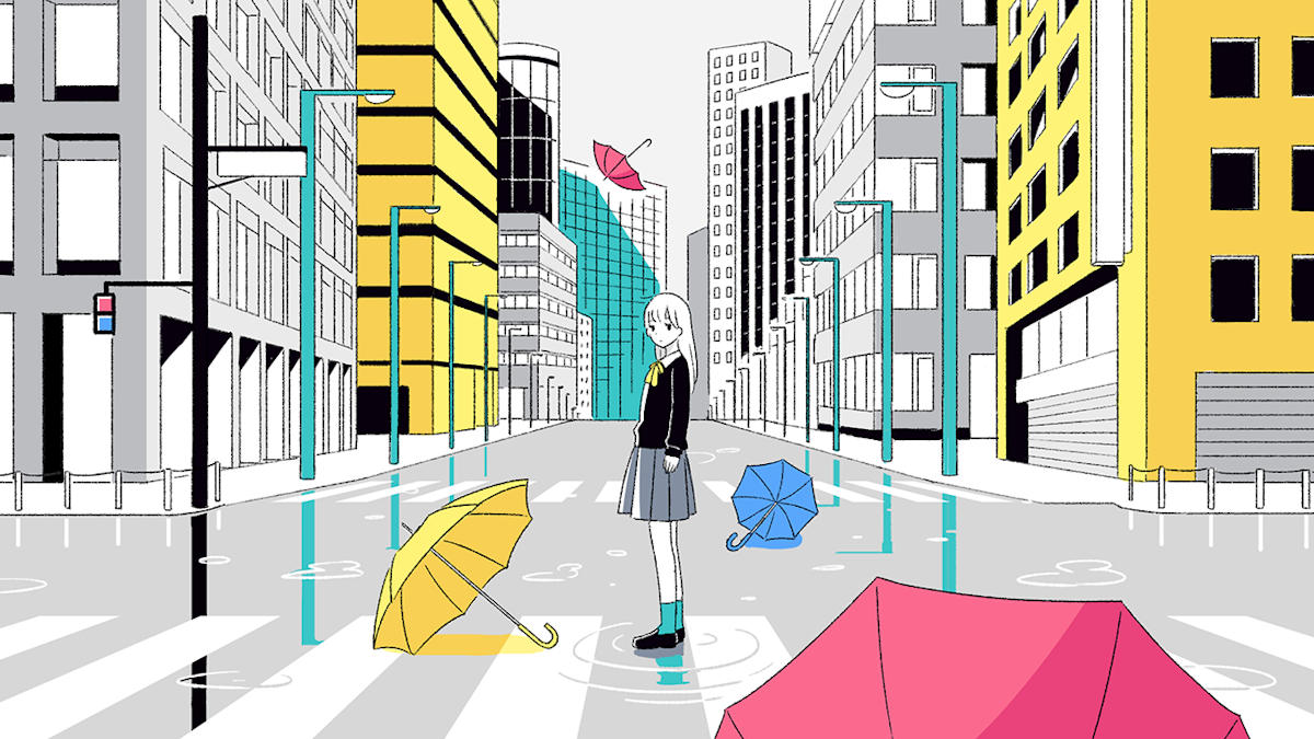 バターサンド「タイムマシン ディストピア」動画イラスト / 2019