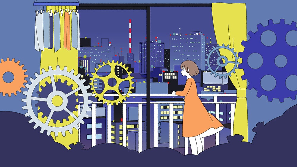 バターサンド「タイムストップモラトリアム」動画・ジャケットイラスト / 2020