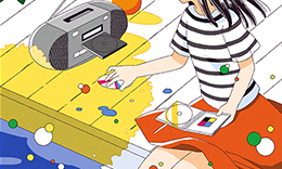 TRIO the CMYK「太陽と暮らすシトラス」ジャケットイラスト
