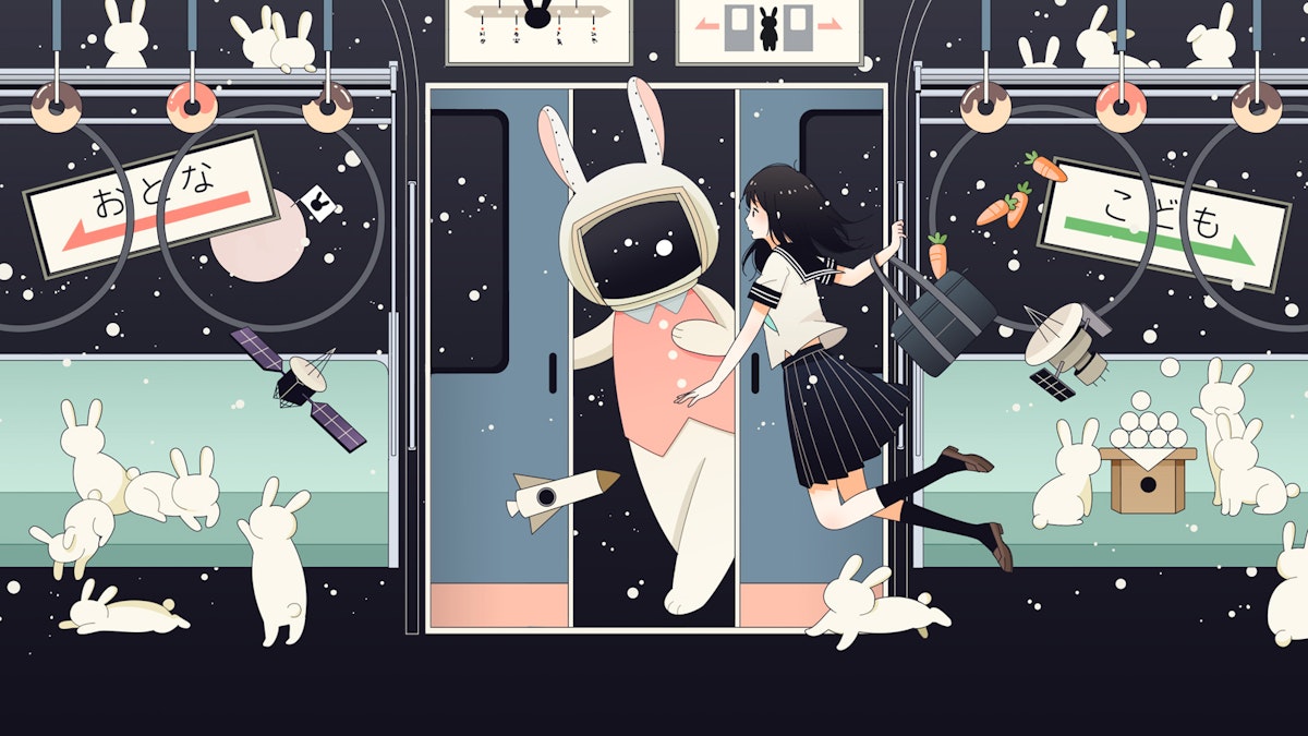 「ワンダーワームホール／monaca:factory」　・動画イラスト(2013)
