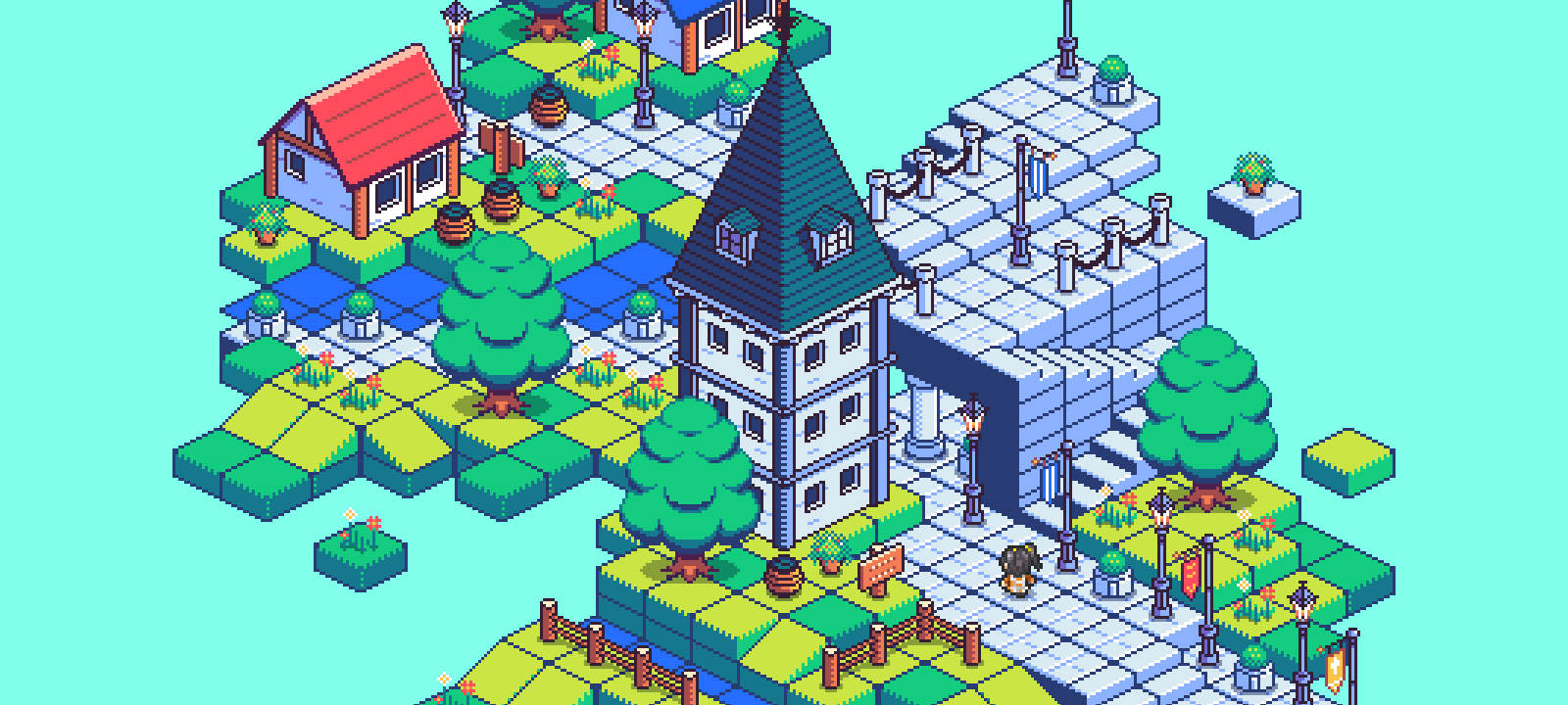 Isometric Pixel Art Ryo6 Design Development