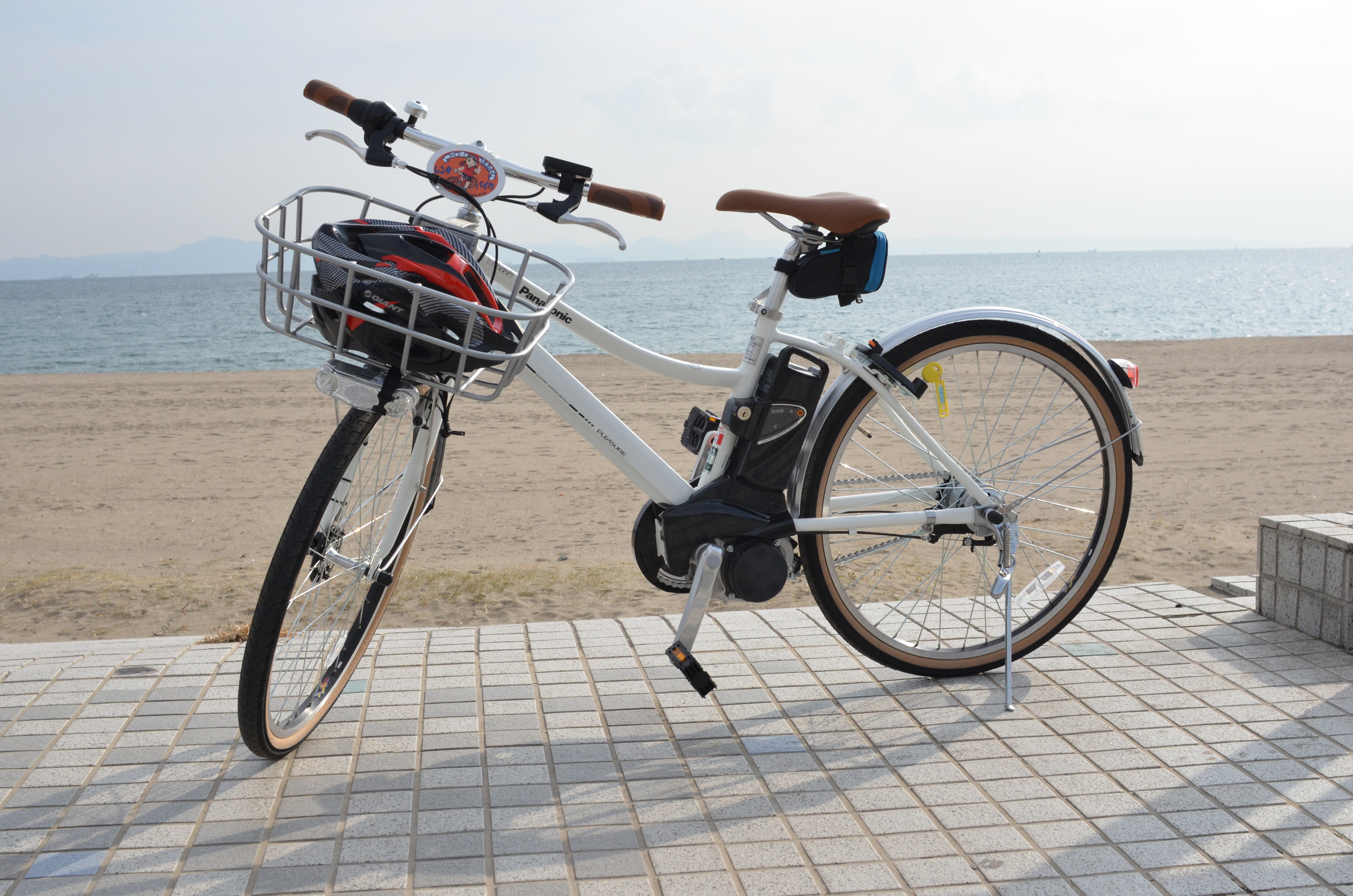 【ラクに楽しむならこれ♪】カゴ付き電動アシスト自転車・レンタルプラン 三浦Cocoon 三浦半島からの