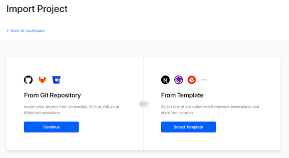 From Git Repositoryをクリック