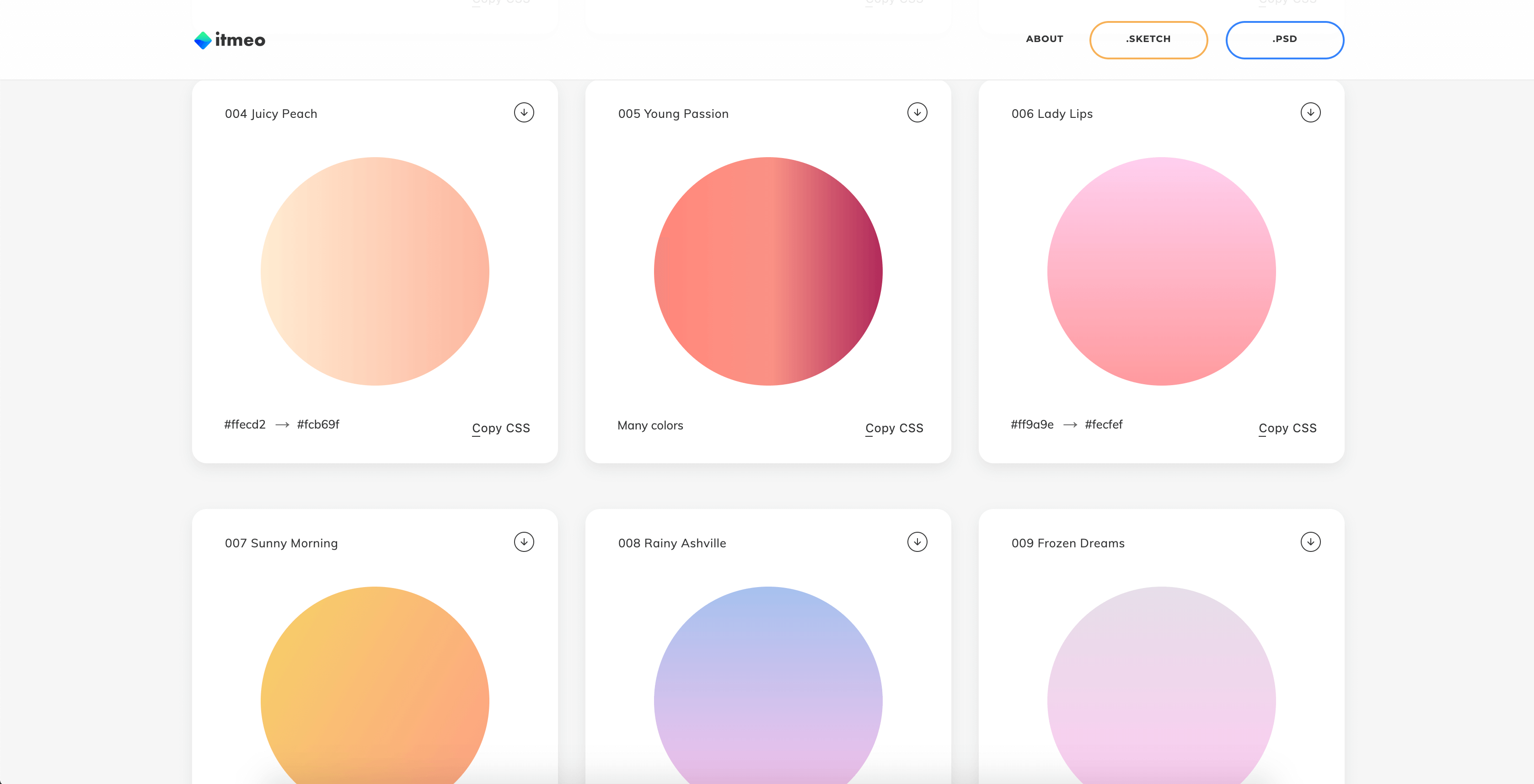 配色 - デザインツール | お道具箱 for Web