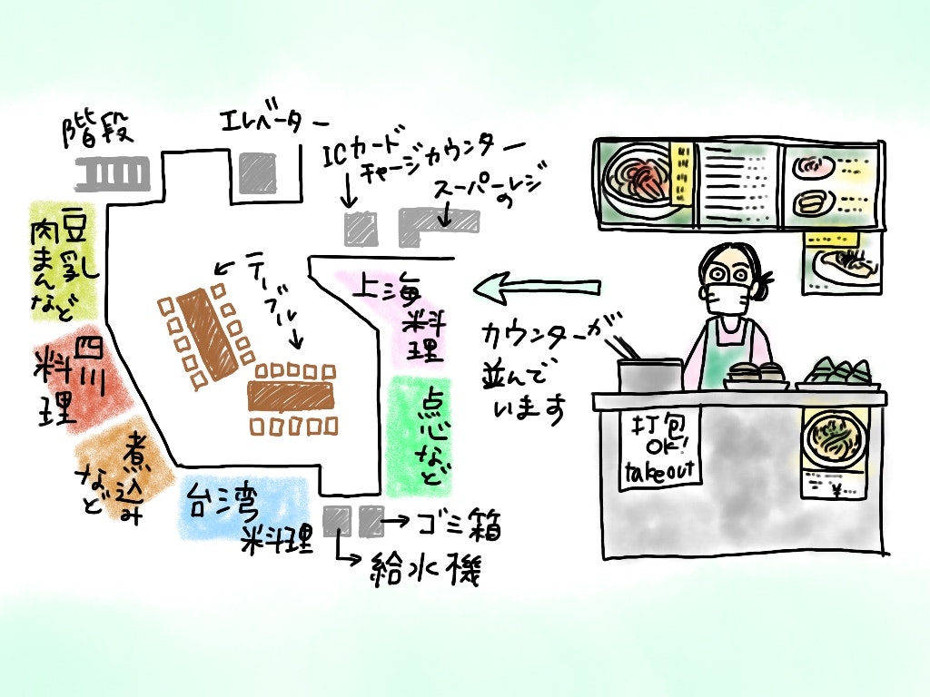 池袋のフードコートで本格中華 友誼食府のカードは貸出用もあり Recotrip レコトリップ