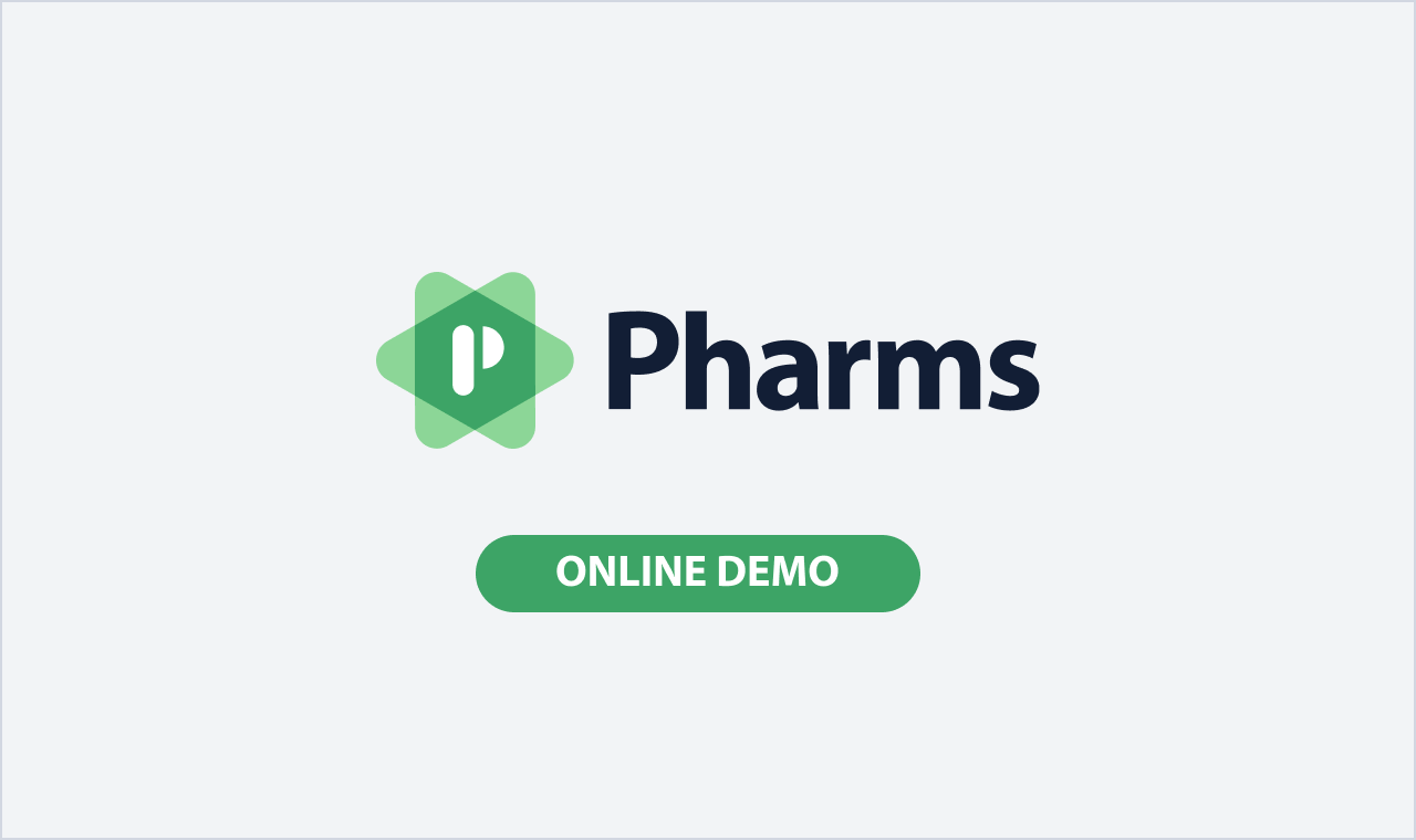 Pharmsオンラインデモ画像