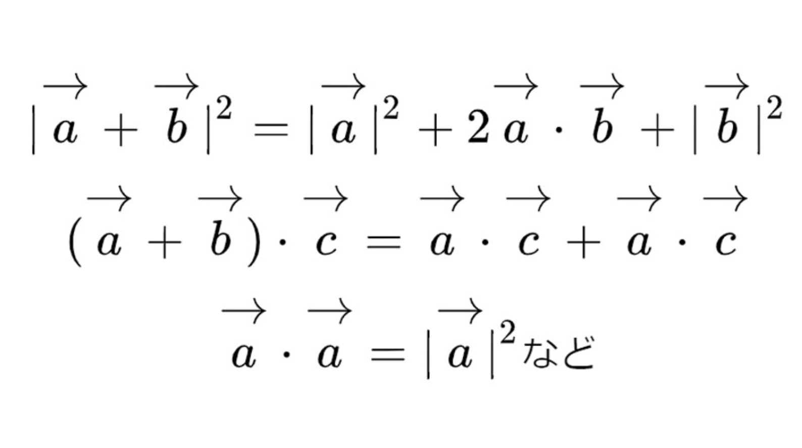 内積の計算公式