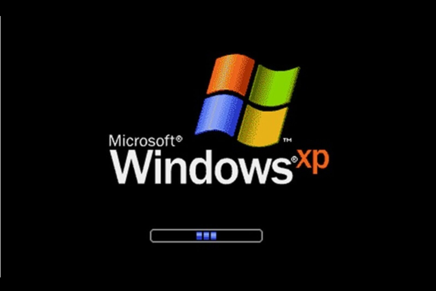 windows xpの起動画面のアニメーション作成